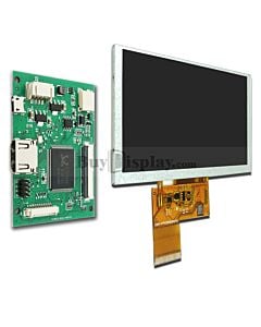 5寸TFT LCD彩色液晶显示模块配迷你HDMI驱动板/800x480分辨率