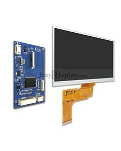 7 LCD Display TFT Module in 800x480 w/VGA Video AV Driver Board