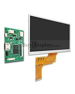 7寸TFT LCD彩色液晶显示屏配迷你HDMI驱动板/800x480分辨率