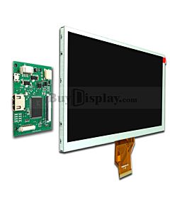 8寸TFT LCD彩色液晶显示模块配迷你HDMI驱动板/800x480分辨率