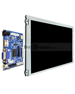 12.1 inch Raspberry PI TFT Display w/HDMI+Video+VGA Board,800x600