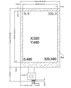 3.5寸电容式触摸屏含FT6236控制器分辨率320x480。