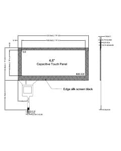 4.6 inch Capacitive Touch Panel with Controller GT911