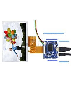 5 pouces écran tactile ACL LCD TFT HDMI Module USB Driver 800*480 -  A2itronic