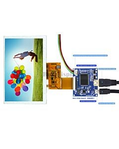 5 inch 800x480 LCD Screen TFT Module with Mini HDMI Board for Raspebrry PI