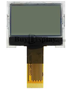 0.96 inch Low Cost White 128x64 Graphic COG LCD Display ST7567 SPI