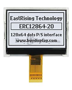 2 inch Low Cost White 128x64 Graphic COG LCD Display ST7567 SPI