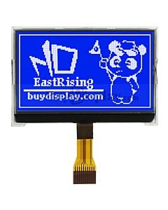2.7 inch Low Cost Blue 128x64 Graphic COG LCD Display ST7567 SPI