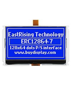 2.9 inch Low Cost Blue 128x64 Graphic COG LCD Display ST7567 SPI