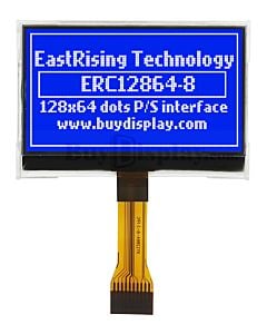 2.2 inch Low Cost Blue 128x64 Graphic COG LCD Display ST7567 SPI