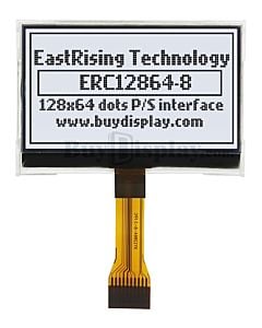 2.2 inch Low Cost White 128x64 Graphic COG LCD Display ST7567 SPI