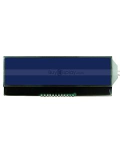 Display Serial 16x2 COG LCD Module,Pin Connection,White on Blue 