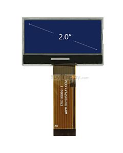 超薄2寸LCD16064液晶屏/160x64图形点阵COG液晶模块/蓝底白字