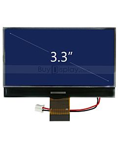Serial Blue 240x128 Graphic LCD Module w/UC1608 Controller