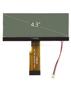 Serial 240x64 COG Monochrome LCD Graphic Module,Black on White