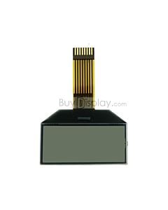 Serial COG 8x2 LCD Module I2C Character Display ST7032,Black on White