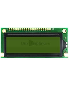 Yellow Green 122x32 Graphic LCD Display Module