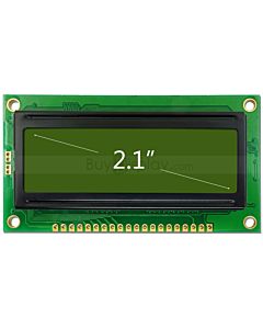 2.1寸LCD12832液晶屏/LCM128x32图形点阵模块/黄绿底蓝黑字/中文字库
