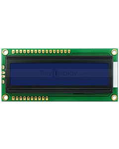 LCD Arduino 16x2 display SPI Character Module,ST7070,White on Blue