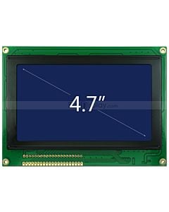 4.7寸LCD240128工控液晶屏/LCM240x128图形点阵液晶模块/蓝底白字