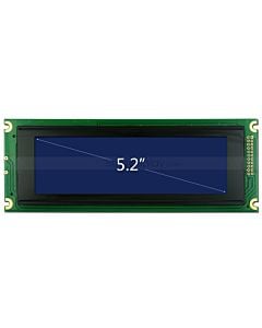 5.2寸LCD24064工控液晶屏/LCM240x64图形点阵液晶模块/蓝底白字