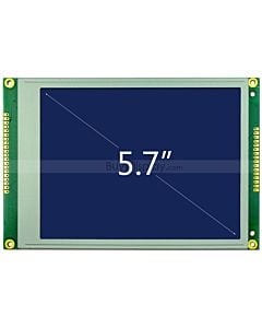 5.7寸LCD320240工控液晶屏/LCM320x240图形点阵液晶模块/蓝底白字