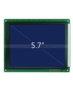 5.7 inch 320x240 LCD Controller SED1335 or Equivalent White on Blue