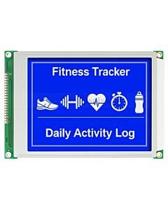 5.7寸LCD320240工控液晶屏/LCM320x240图形点阵液晶模块/白底黑字