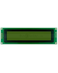 LCD4004/40x4单色字符型LCD液晶显示模块/模组/黄绿底蓝黑字