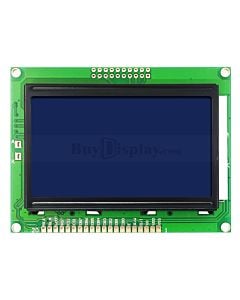 Low-Cost 12864 128x64 Graphic LCD Display Module Blue White Color