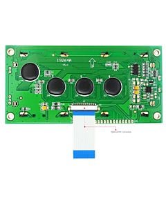 Low-Cost 19264 192x64 Graphic LCD Display Module Blue White Color