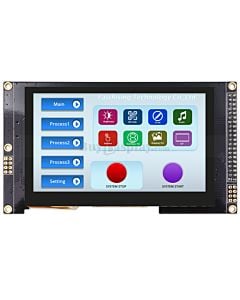 4.3 inch IPS TFT Capacitive Touchscreen 800x480 w/SSD1963 Controller