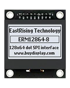 1.54 inch White 128x64 Graphic LCD Display Module SPI for Arduino