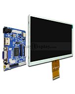 7寸1024x600 TFT彩色液晶显示模块配液晶屏驱动板/Video+VGA+HDMI接口