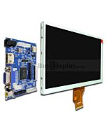 8寸TFT LCD彩色液晶显示屏配液晶屏驱动板/Video+VGA+HDMI接口