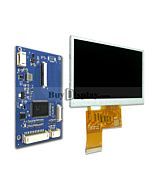 4.3寸TFT LCD彩色液晶显示模块配液晶屏驱动板/Video+VGA接口