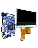 4.3寸TFT LCD彩色液晶显示模块配液晶屏驱动板/Video+VGA+HDMI接口