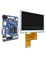 4.3寸TFT LCD彩色液晶显示模块配液晶屏驱动板/Video+VGA+HDMI接口