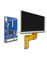 7寸TFT LCD彩色液晶显示模块配液晶屏驱动板/Video+VGA接口