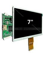 7寸TFT LCD彩色液晶显示模块配迷你HDMI驱动板/1024x600分辨率