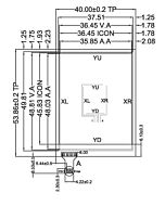 2.2 inch 4 Wire Resistive Touch Panel Screen 