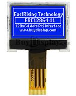 0.96 inch Low Cost Blue 128x64 Graphic COG LCD Display ST7567 SPI