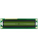 LCD1601/16x1单色字符型LCD液晶显示模块/模组/黄绿底蓝黑字