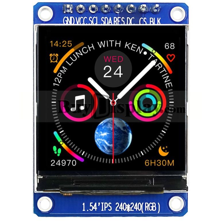 1.54 inch touch screen new arrivals