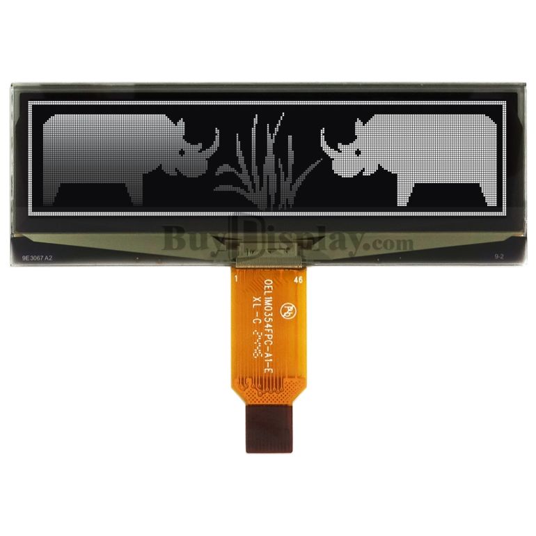 White Grayscale 2.7 inch OLED 256x64 Display Panel SSD1322