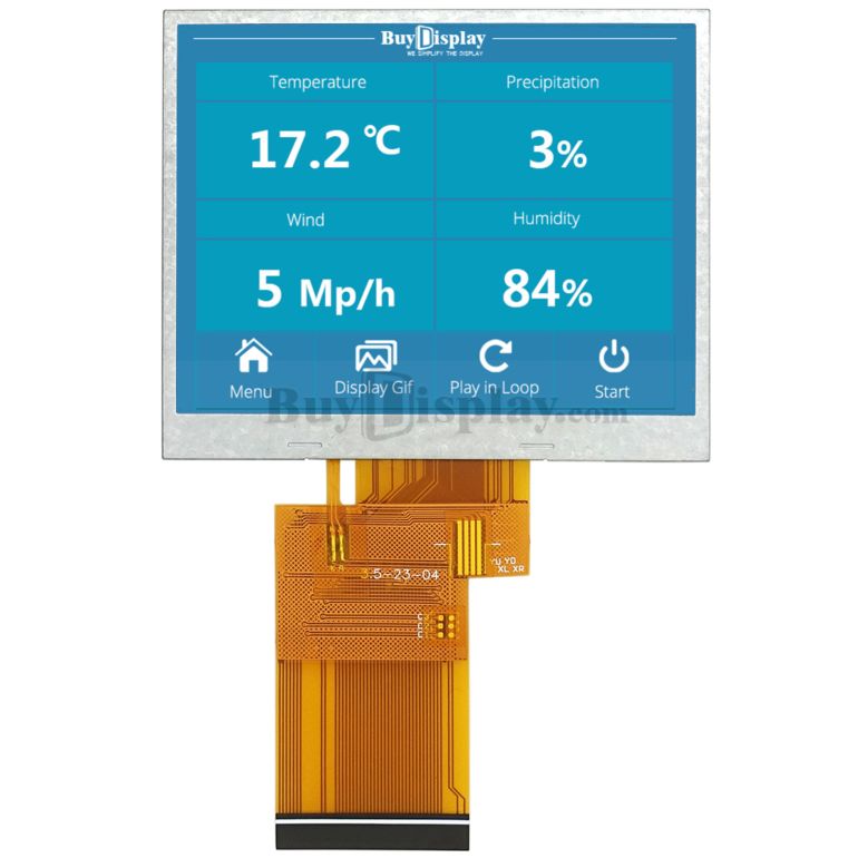 Écran LCD TFT 3.5 Pouces - Résolution 320x240, Compatible LQ035NC111 54 Pins, Neuf