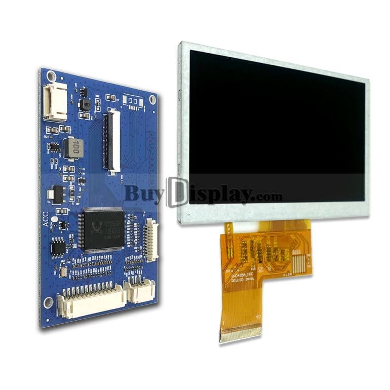lcd 4.3 inch TFT Display Module in 480x272,VGA,Video AV