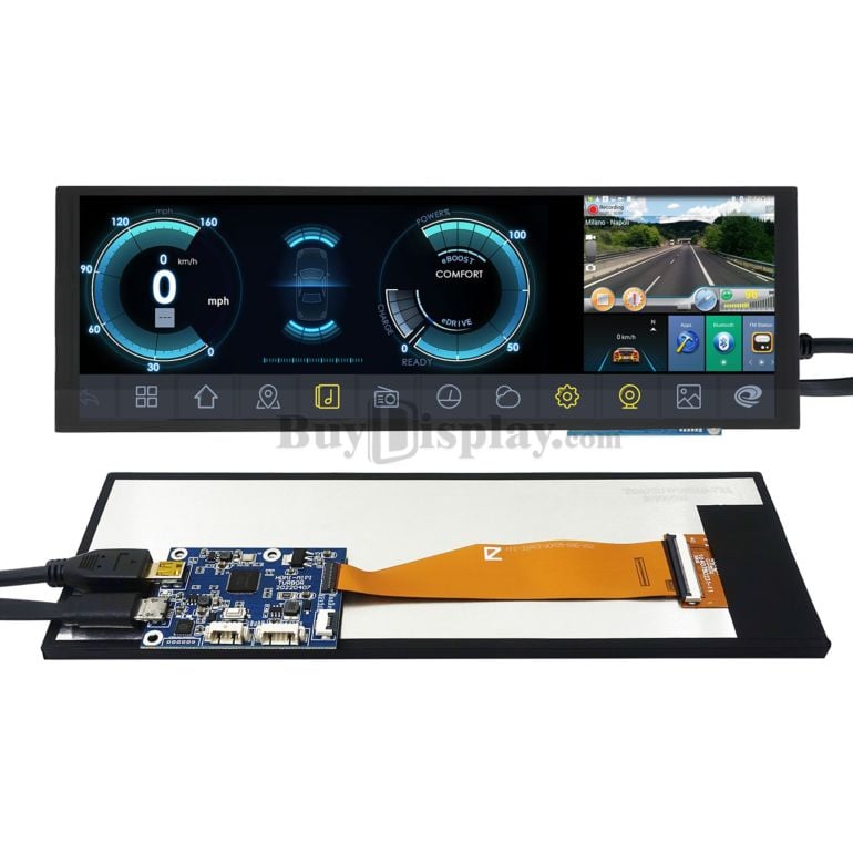 モニター ディスプレイ 低価，お買い得】 784 Inch 1280x400 IPS Screen for Aida64 Raspberry