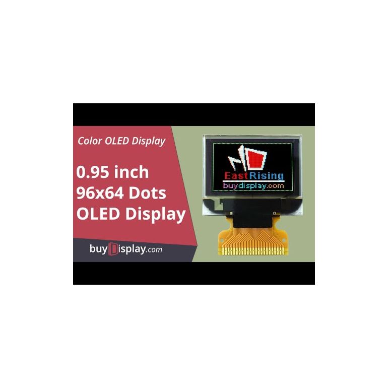 0.95 Inch Full Color SSD1331 SPI OLED Display Module 96X64 LCD - Foto 6