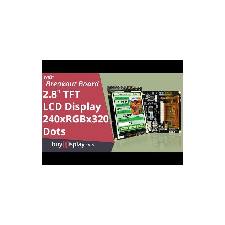 2.8 inch Capacitive Touch Screen for Arduino with ST7789